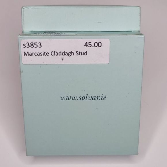 Solvar Marcasite‎ Claddah Stud Earrings NIB - Picture 5 of 5